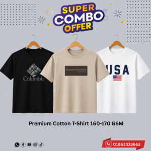 DN-36 Premium Luxury Brand 3Pcs Combo T-shirt