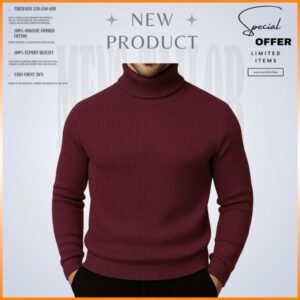 𝐓𝐮𝐫𝐭𝐥𝐞 𝐍𝐞𝐜𝐤-Maroon 1 Pcs