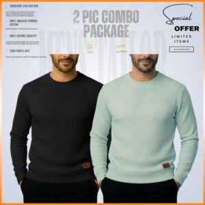 𝐒𝐨𝐥𝐢𝐝 𝐒𝐰𝐞𝐚𝐭𝐬𝐡𝐢𝐫𝐭 Black-Light Lemon 2 Pcs Combo