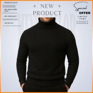 𝐓𝐮𝐫𝐭𝐥𝐞 𝐍𝐞𝐜𝐤-Black 1 Pcs
