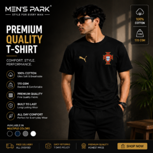 Portugal Premium World Cup T-shirt 2026-Black