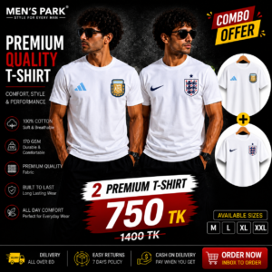 Combo Argentina+England Premium World Cup T-shirt 2026